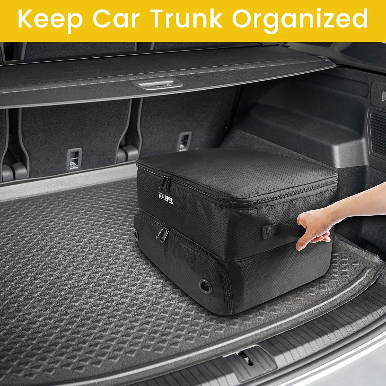 2 Layer Golf Trunk Organizer - Huge Golf Organizer