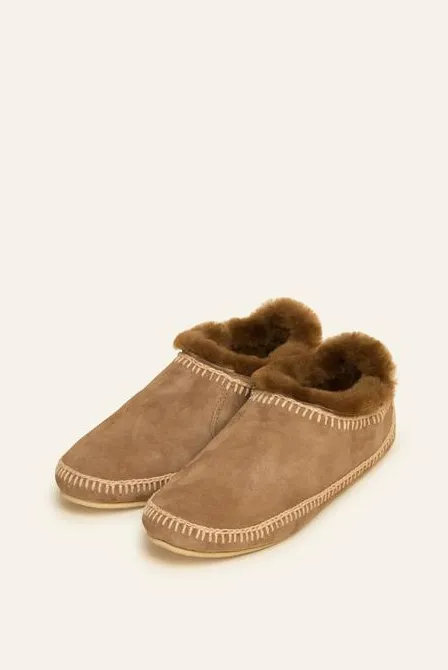 Fuyu Crochet Sheepskin Slipper Boot