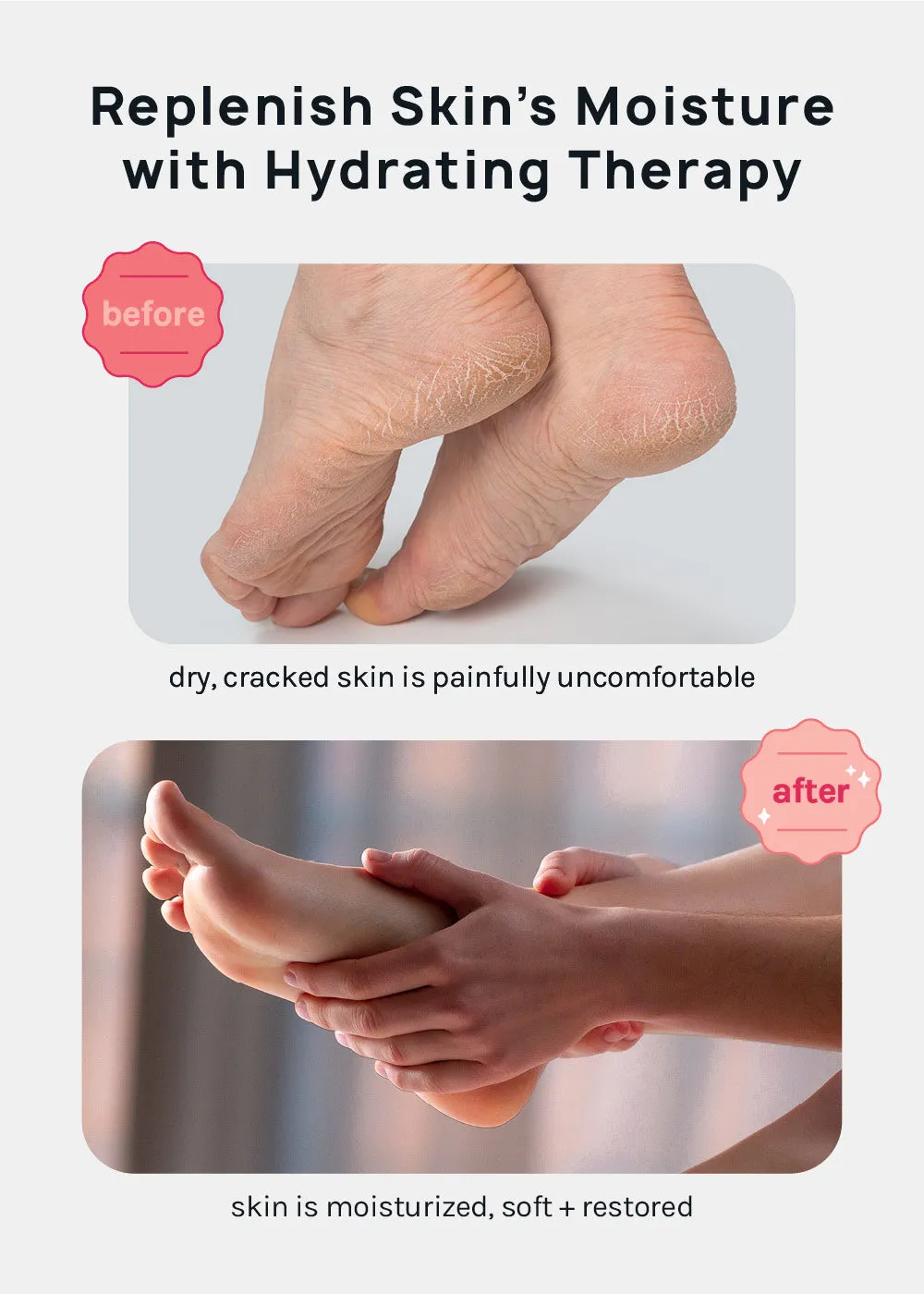 A  Gel Lined Moisturizing Spa Sock