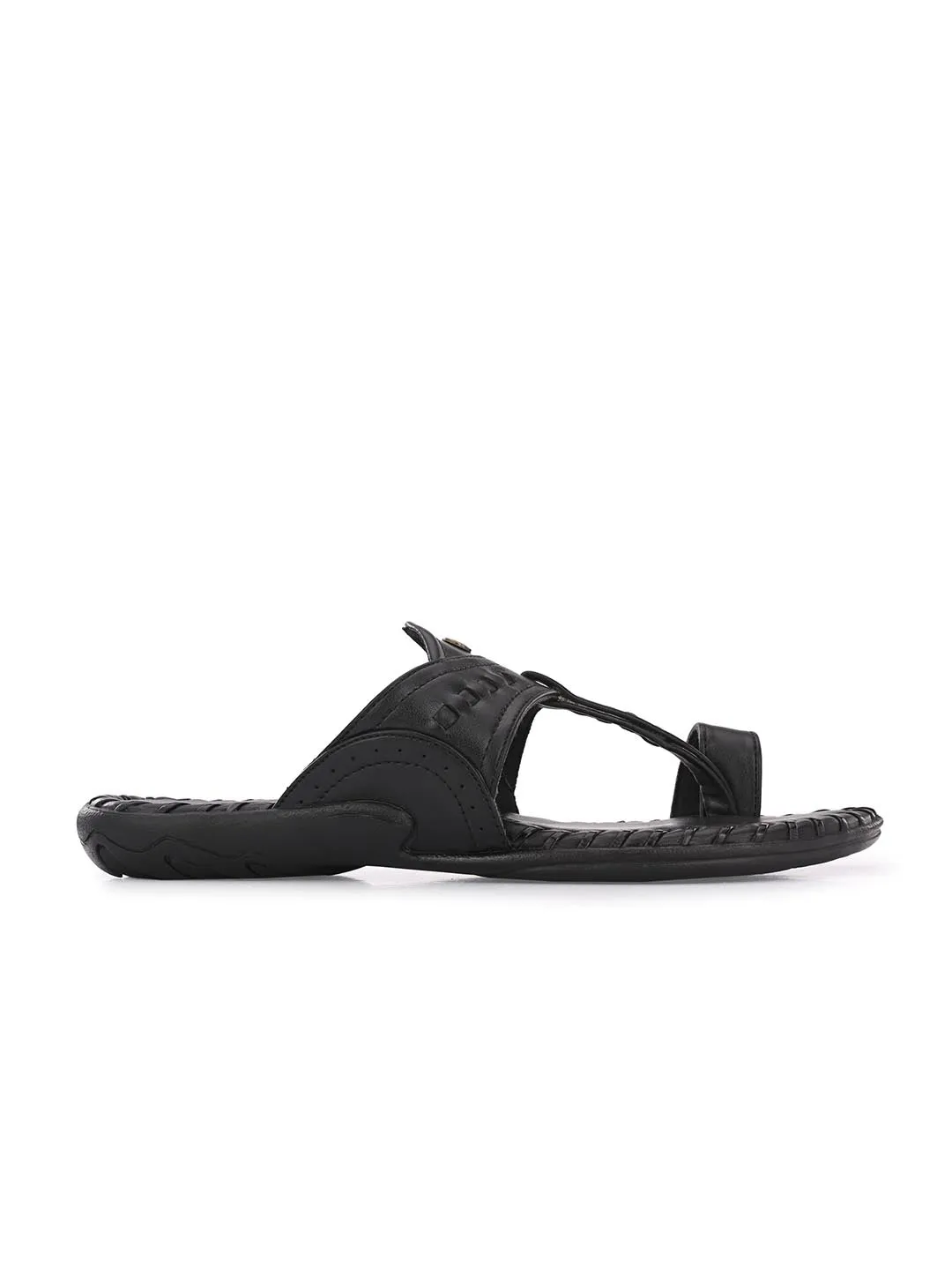 Alberto Torresi Black Flats Slipoer For Men