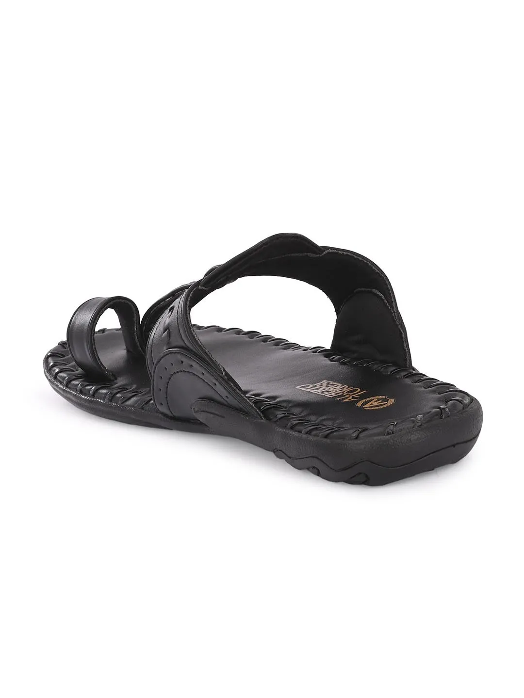 Alberto Torresi Black Flats Slipoer For Men