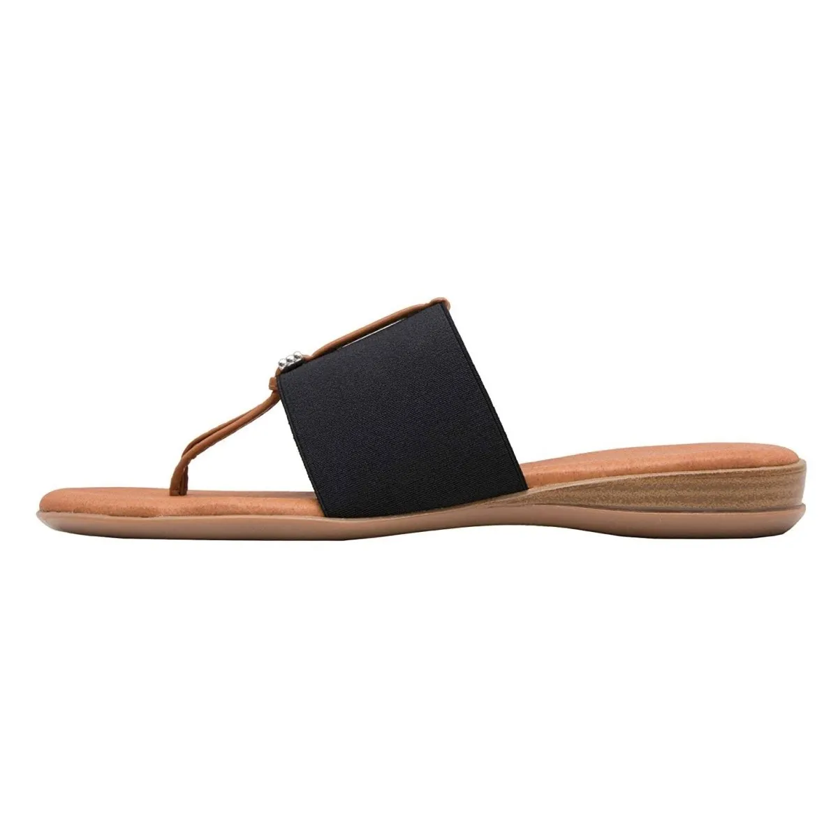 Andre Assous Nice Featherweights  Slide Sandals (Black)