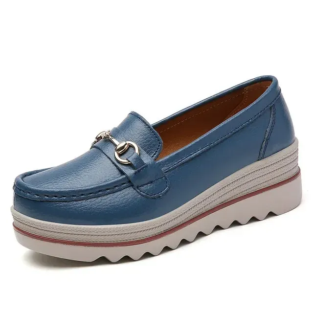 Ashore Shop Women Casual Shoes Designer Flat Platform Loafers