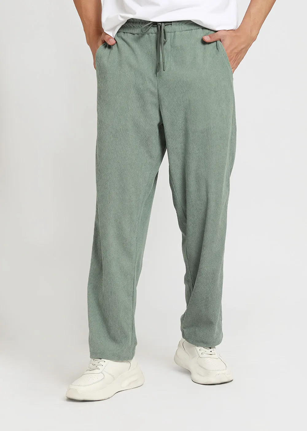 Beryl Green Corduroy Pants