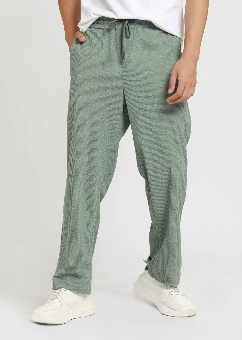 Beryl Green Corduroy Pants