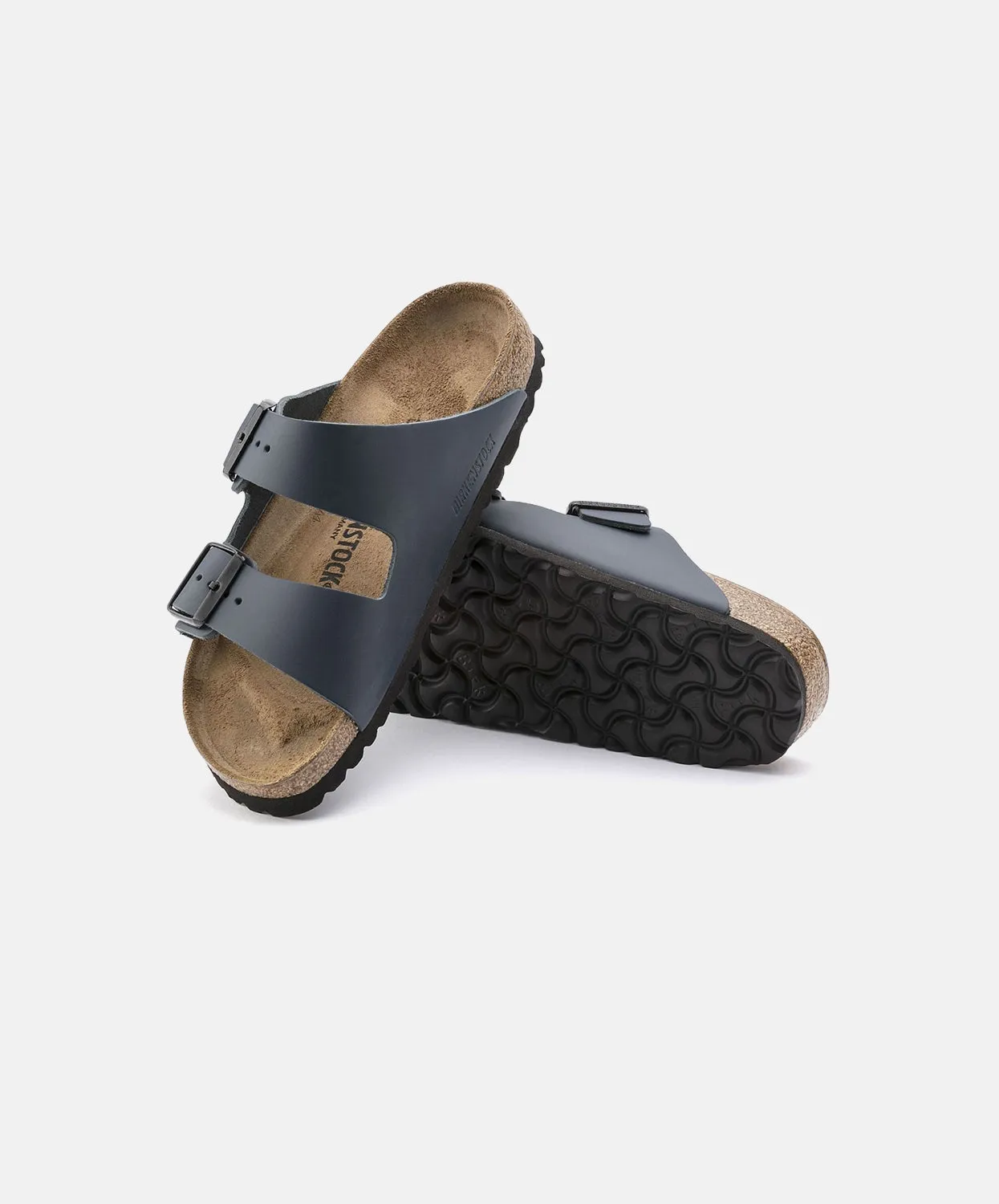 Birkenstock Arizona Leather Blue Sandals