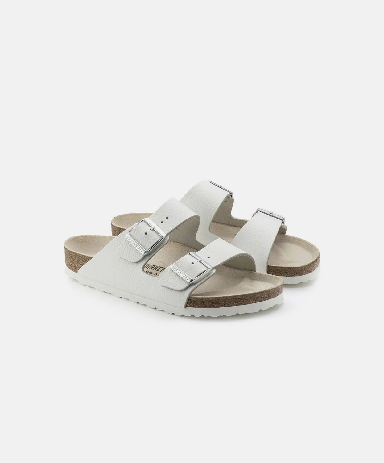 Birkenstock Arizona Leather White Sandals