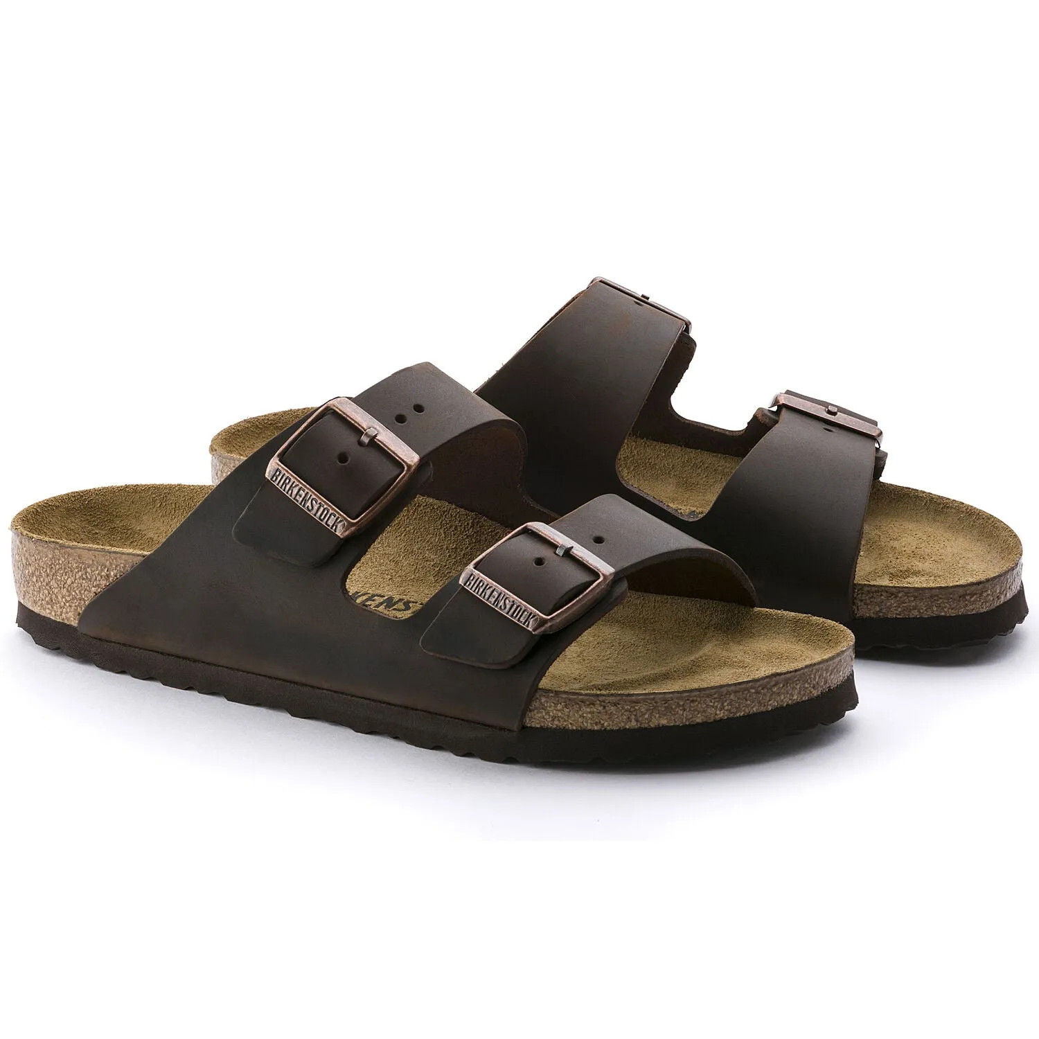 Birkenstock Arizona Oiled Leather Habana Sandals