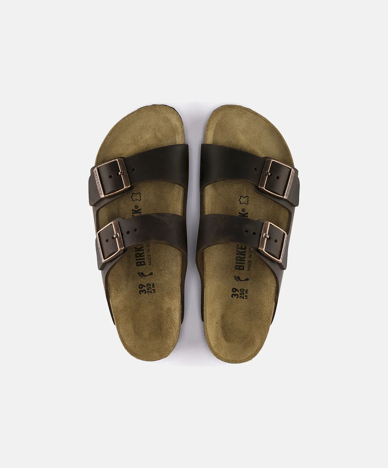 Birkenstock Arizona Oiled Leather Habana Sandals