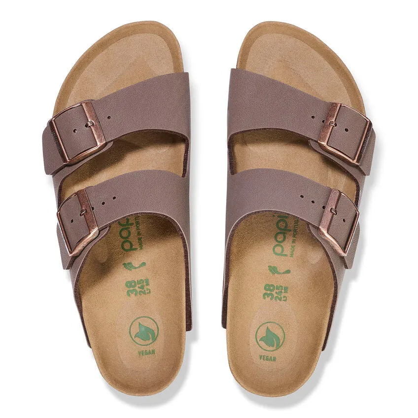 'Birkenstock' Women's Arizona Flex Platform Birko-Flor Sandal - Mocha