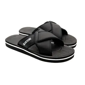 Black Double Styled Comfy Slippers