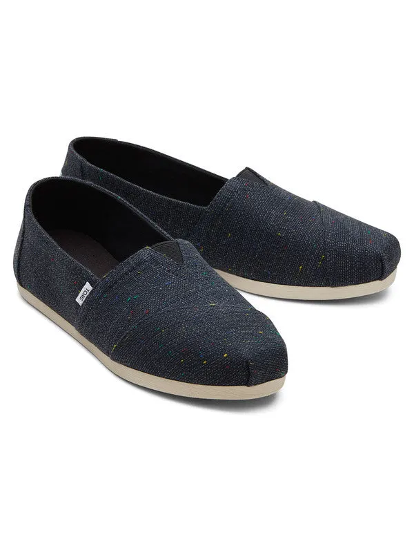 Black Organic Cotton Casual Shoes