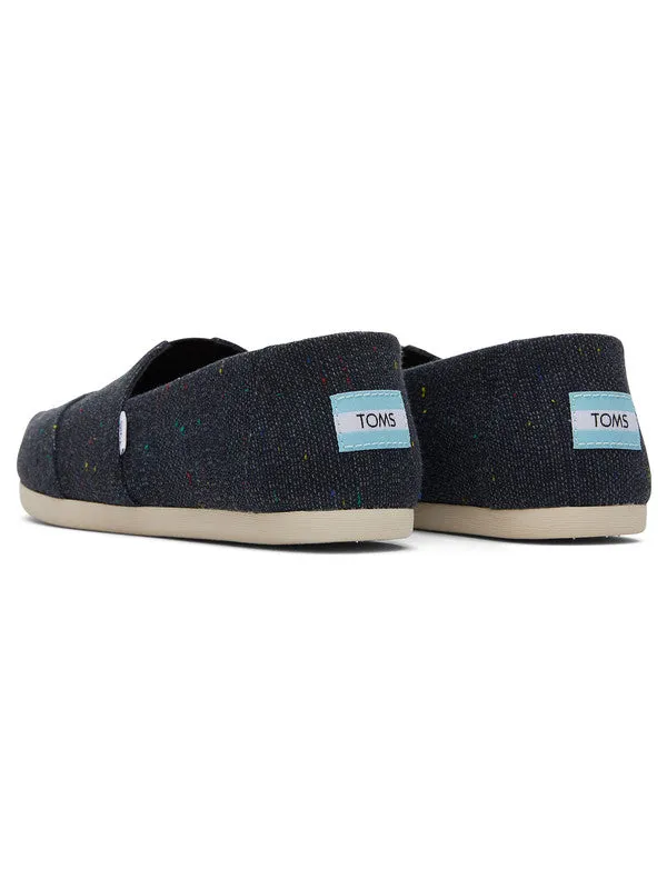 Black Organic Cotton Casual Shoes