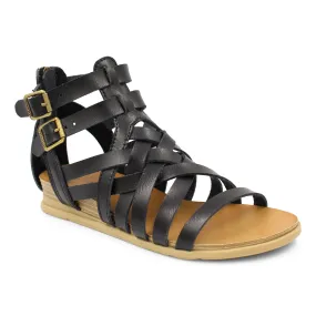 'Blowfish Malibu' Women's Bolivia Gladiator Sandal - Black Dyecut