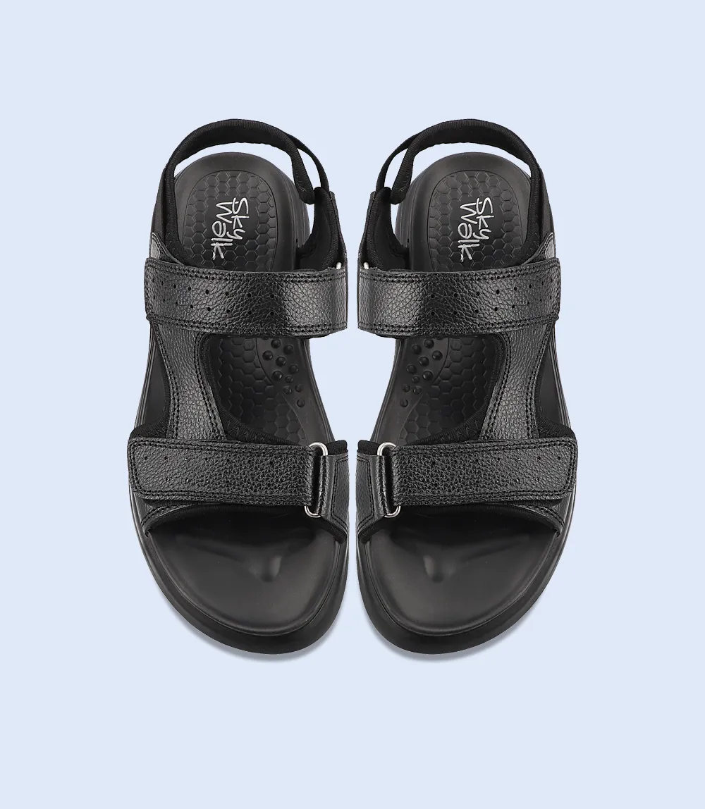 BM4418-BLACK-Men Comfort Sandal