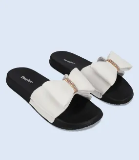 BW7285-WHITE-Women Sliders