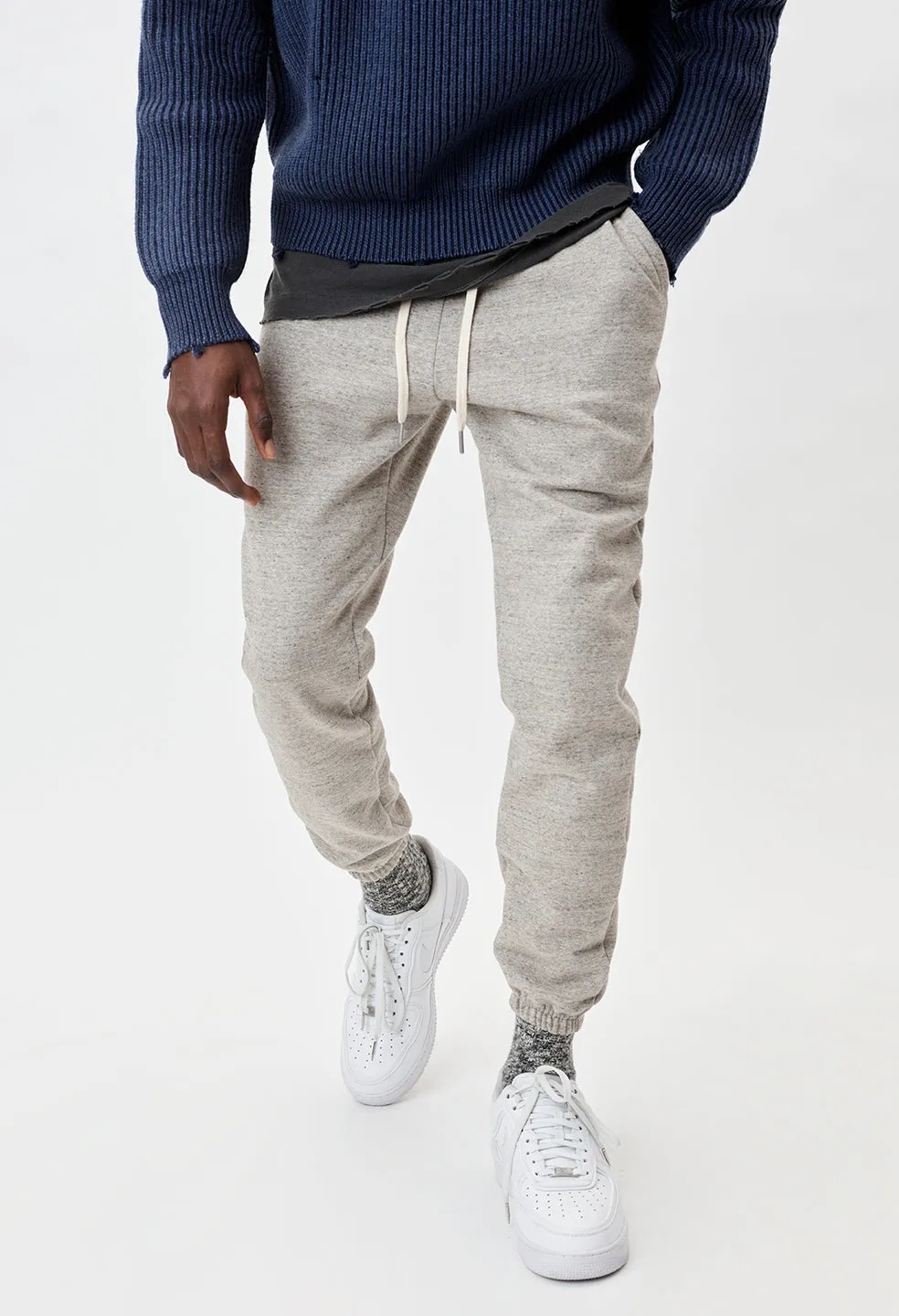 Cashmere Fleece LA Sweatpants / Heather Oatmeal