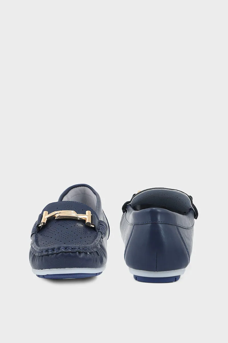 Casual Moccasin I41454-Navy