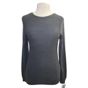 Cavalleria Toscana Knitted Crewneck Sweater in Grey - Women's Medium