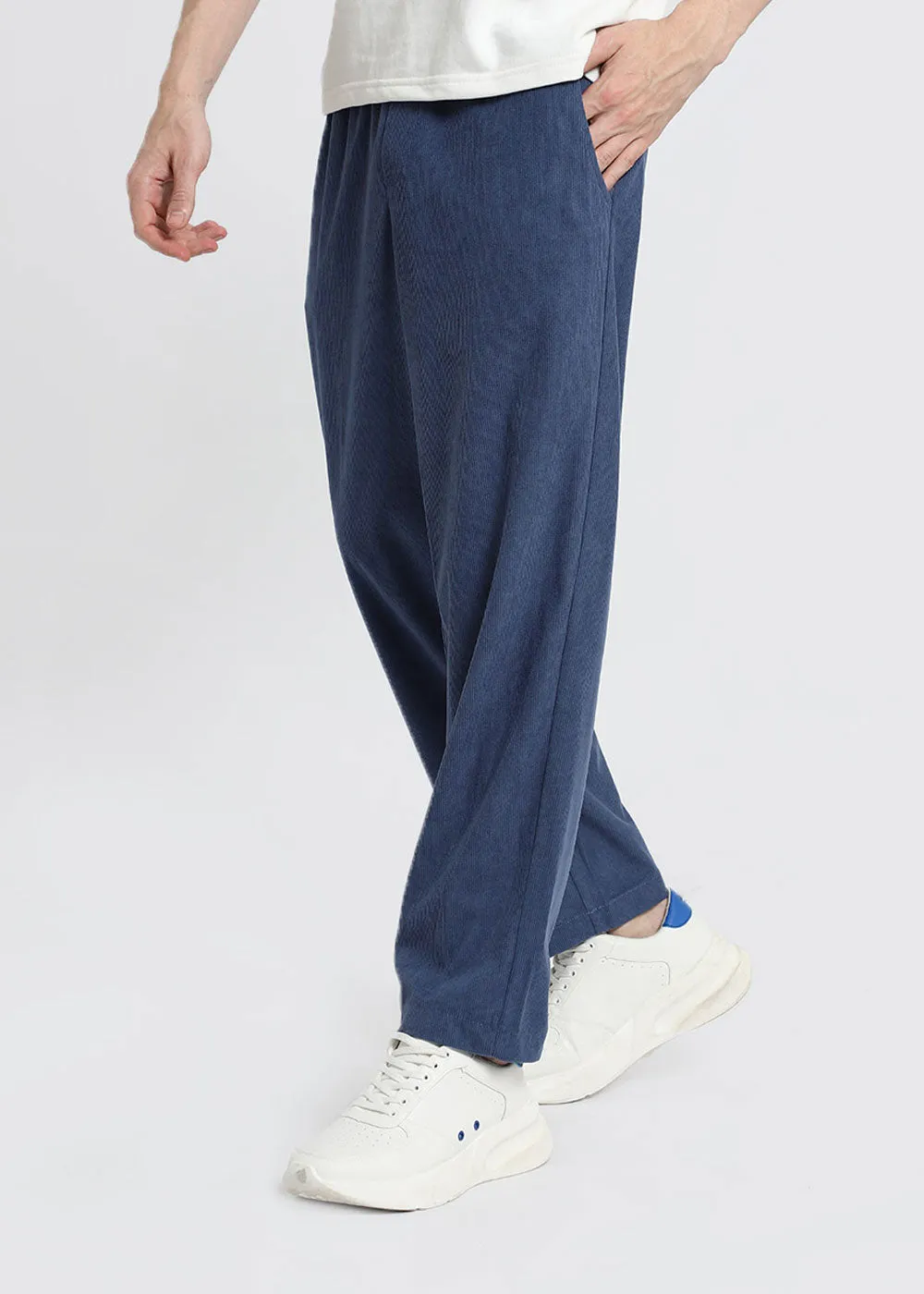 Cerulean Blue Corduroy Pant