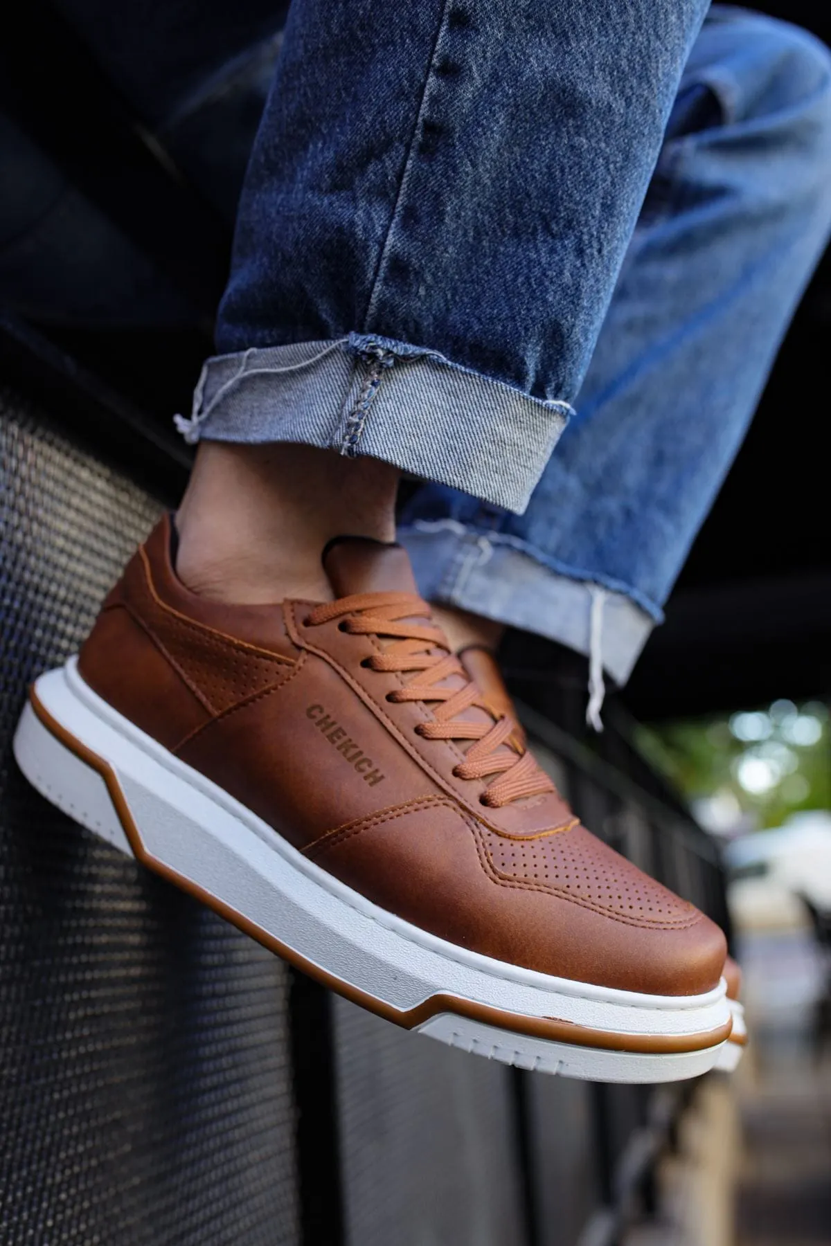 Chekich Men's Lace-up Ginger Casual Shoes ch075