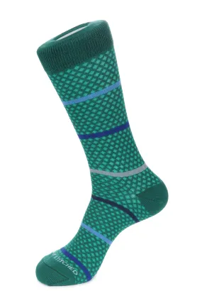 Classic Ditsy Stripe Sock