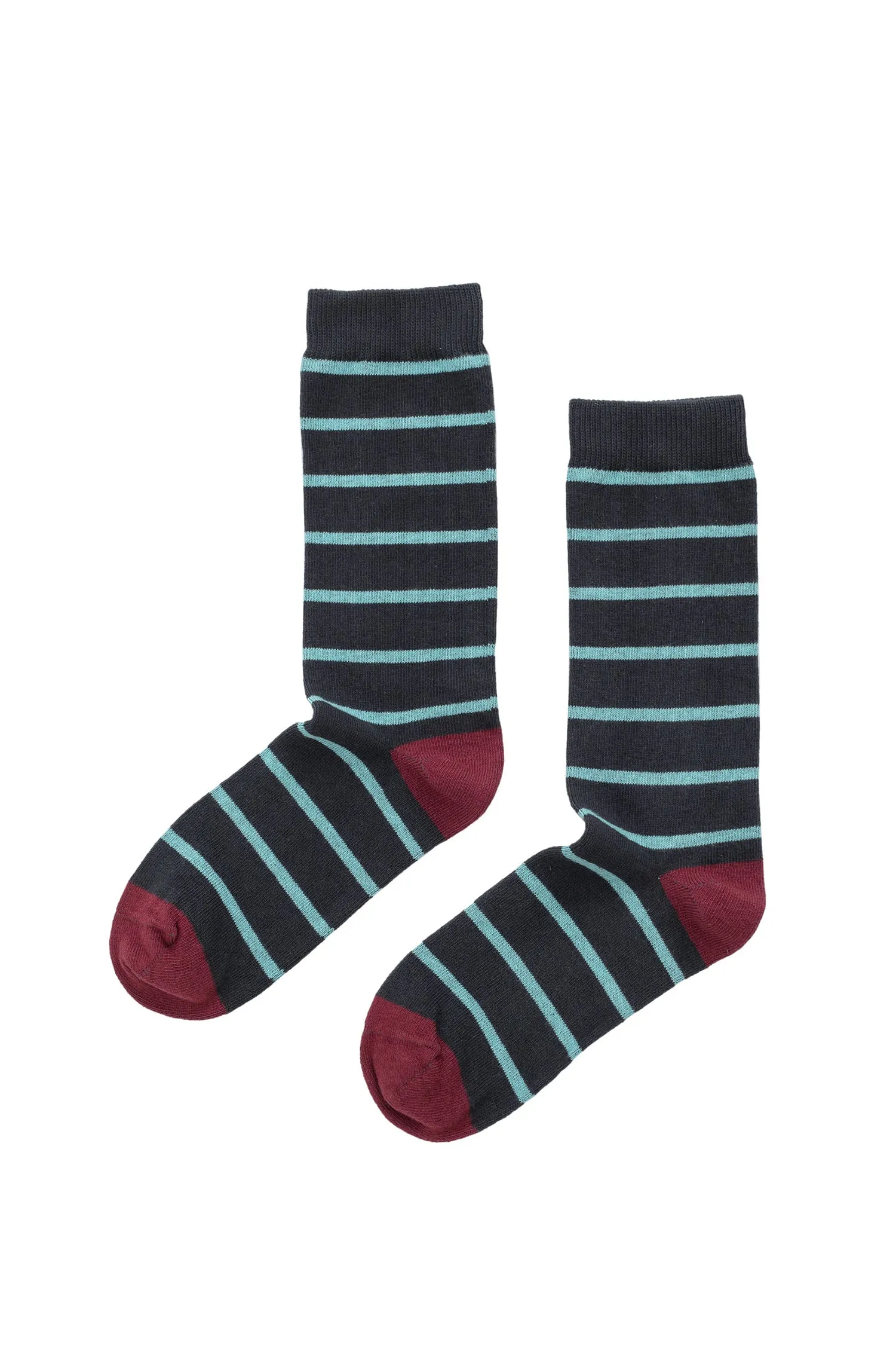 CLUB STRIPE CREW SOCK BY LITTLE RIVER SOCK MILL