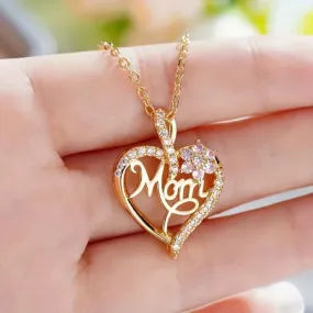 Cordate Pendant Necklace For Mother