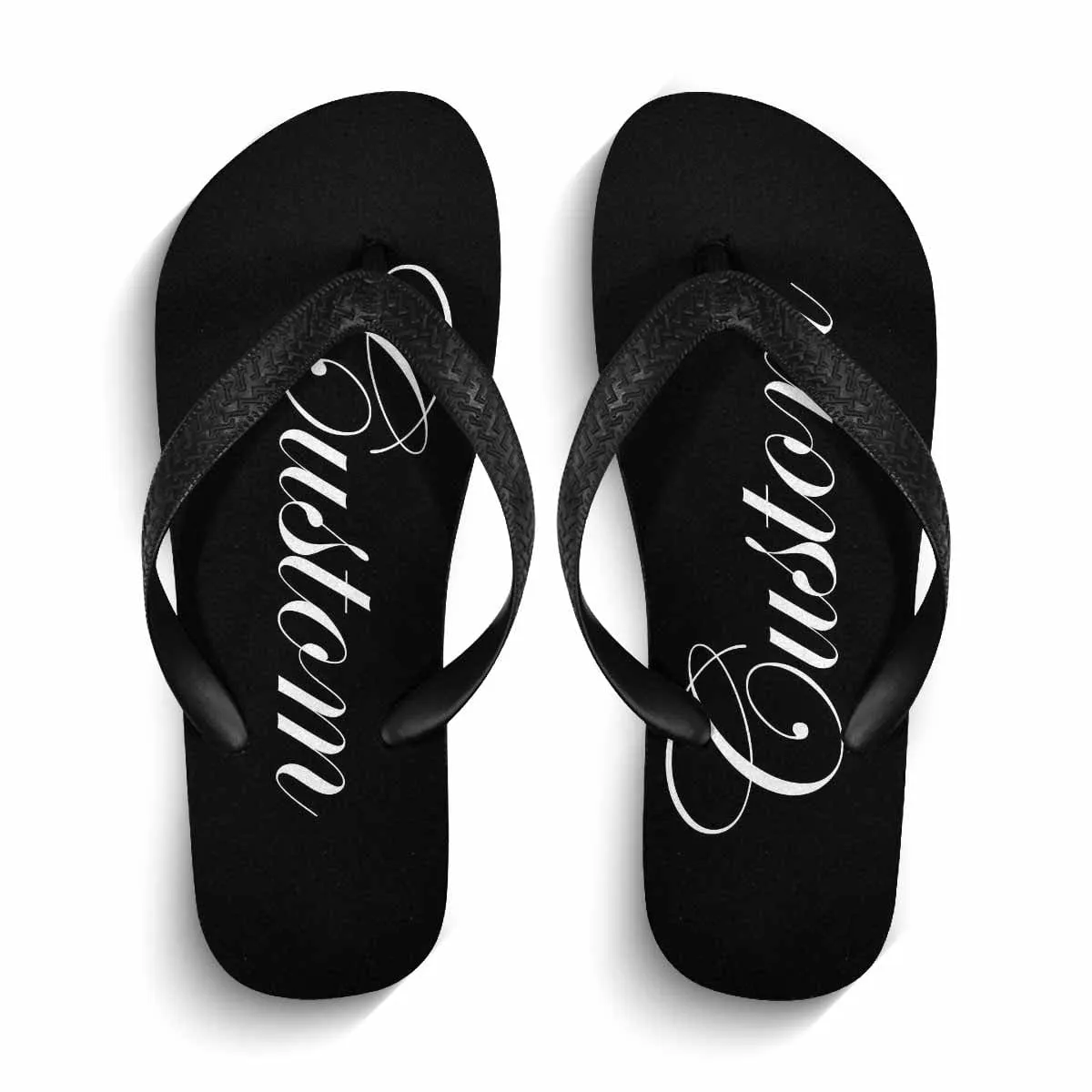 Custom Name Personalized Flip Flops For Both Man And Woman Funny Gift For Vacation,Wedding Ideas For Guests