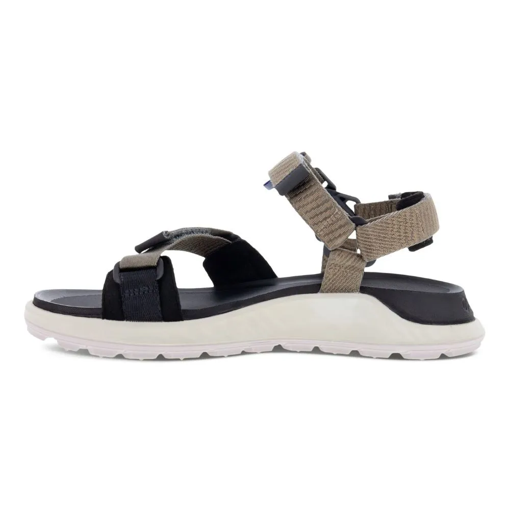 'Ecco' Women's Exowrap Sandal - Moon Rock / Taupe