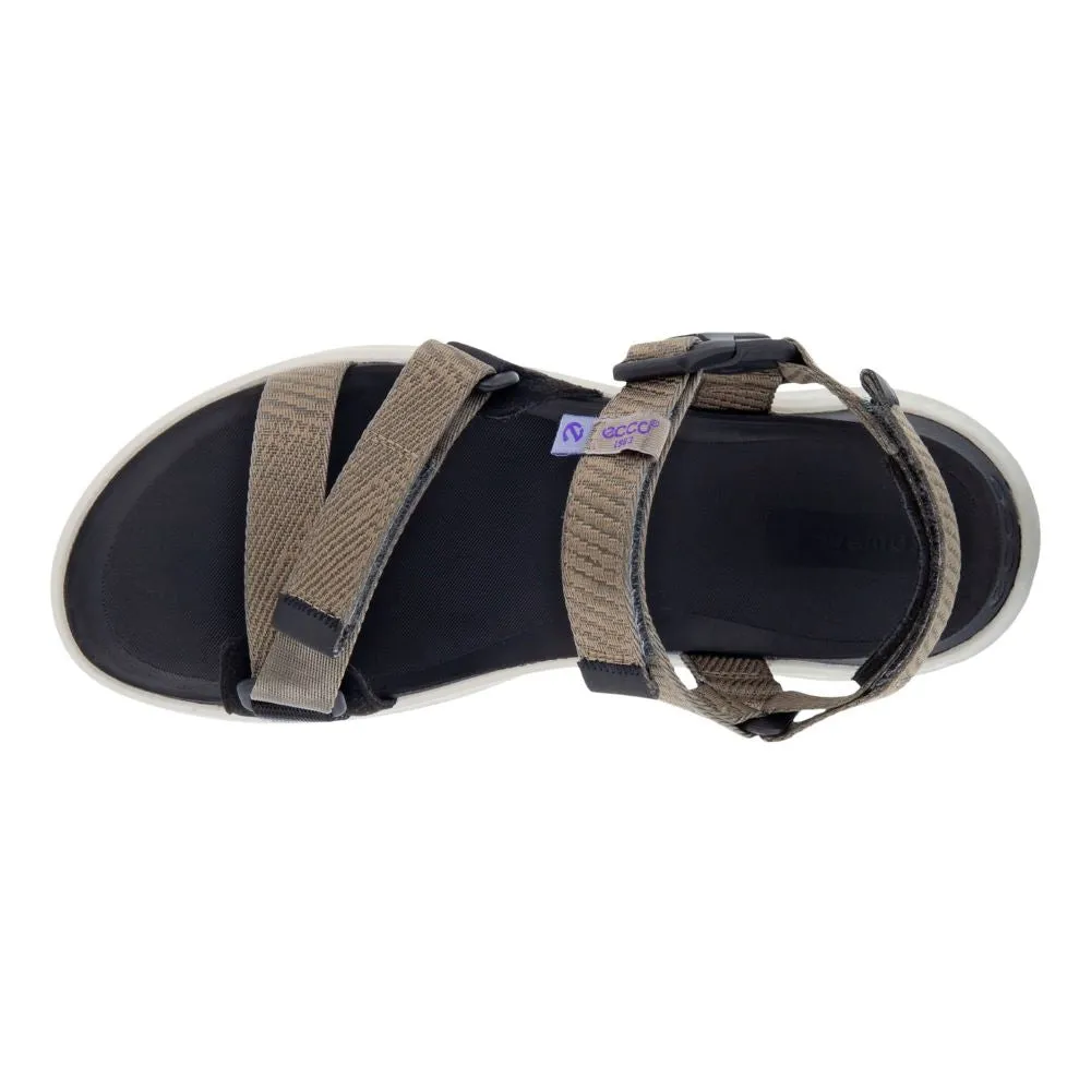 'Ecco' Women's Exowrap Sandal - Moon Rock / Taupe