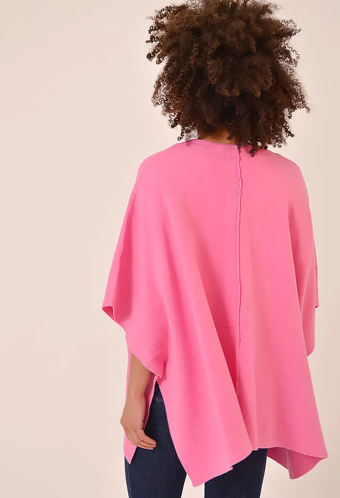 Elle Poncho-Pink