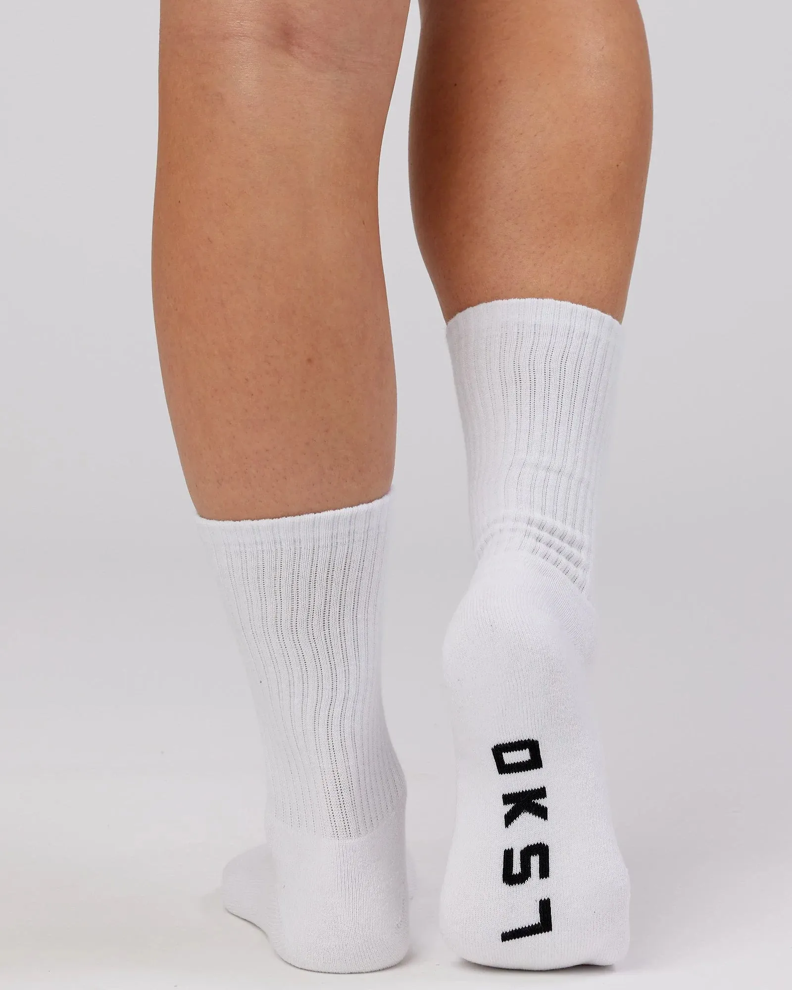 Essential 3 Pack Crew Sock Gift - White