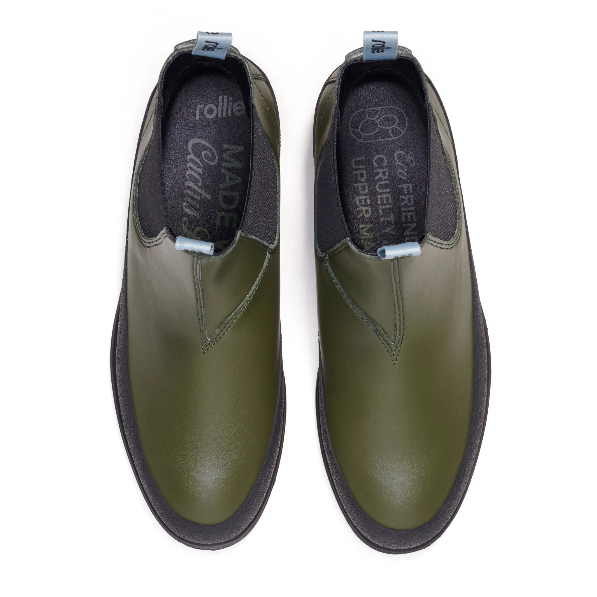 Fields Chelsea Cactus Leather Green