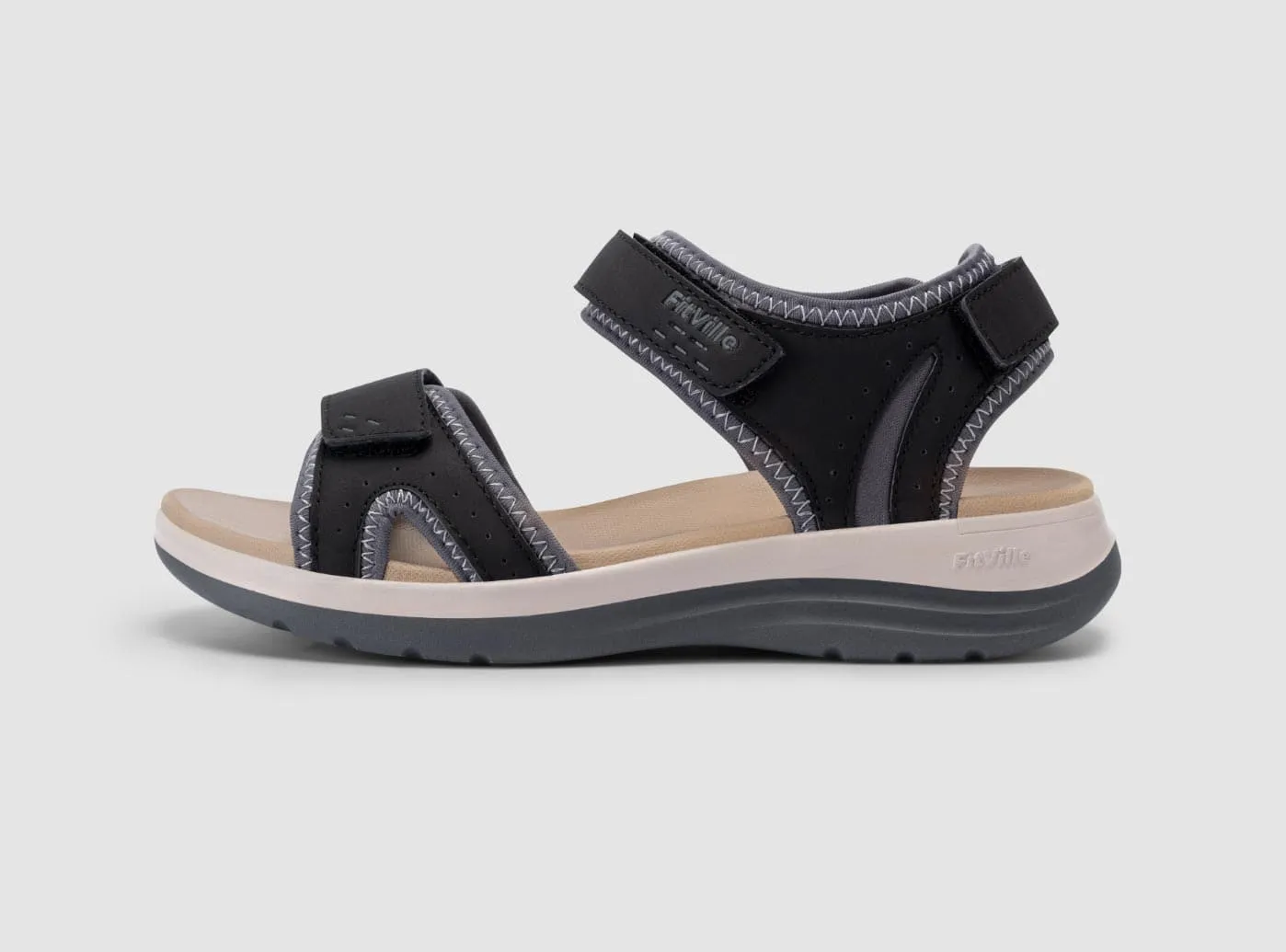 FitVille Women's FlexiWalk Sandals V1