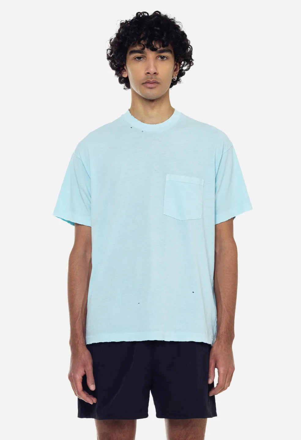 Folsom Pocket Tee / Vintage Sky