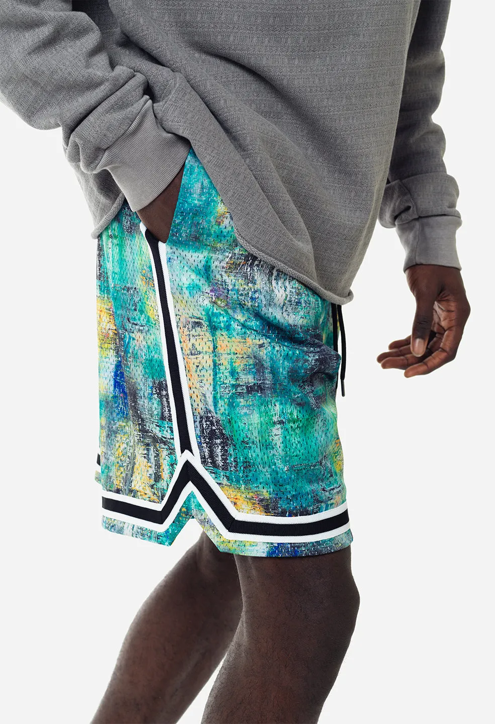 Game Shorts / Painted Canvas