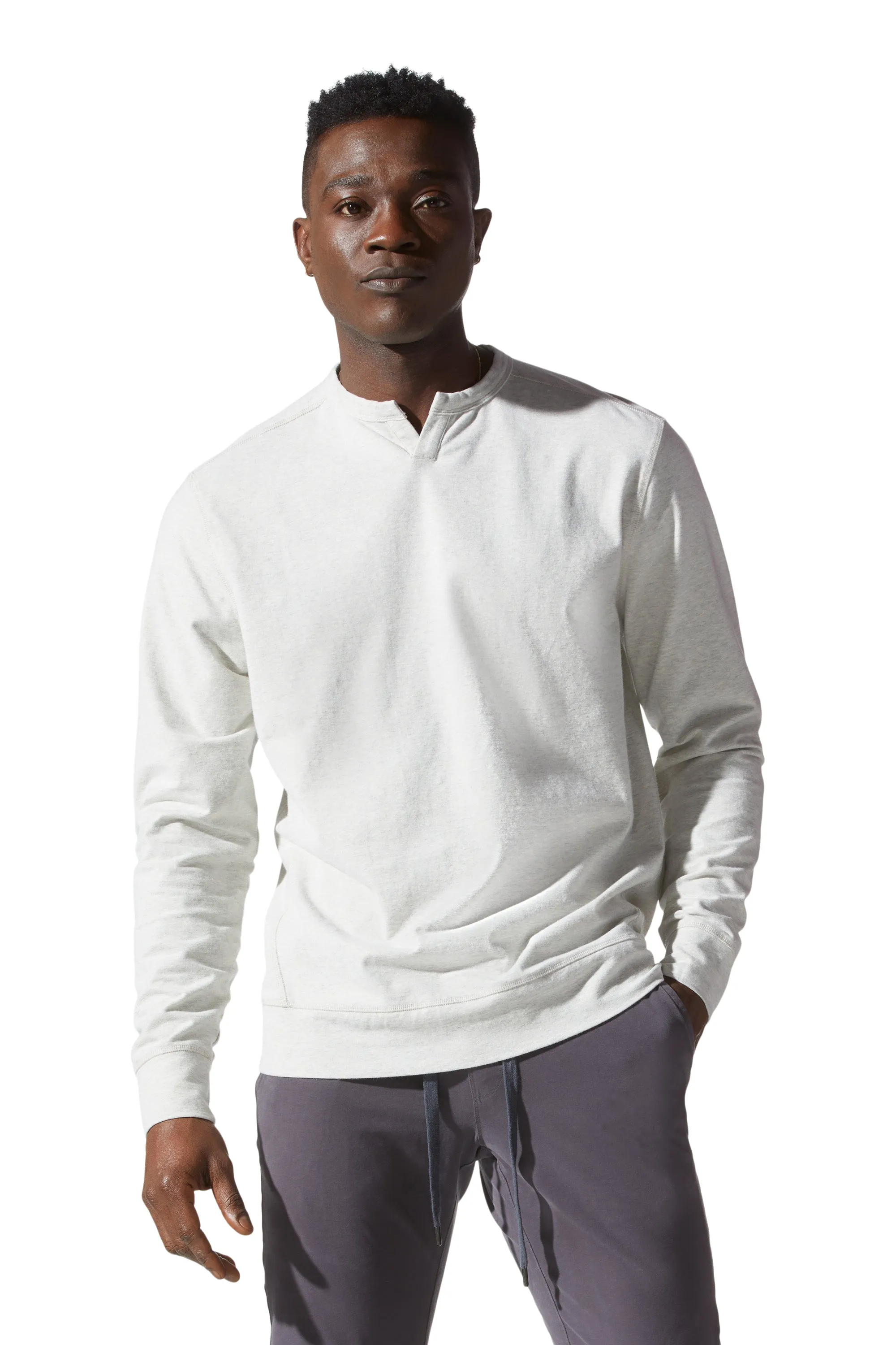 Good Man Victory V-Notch Sweatshirt in Flex Pro Heather G4684