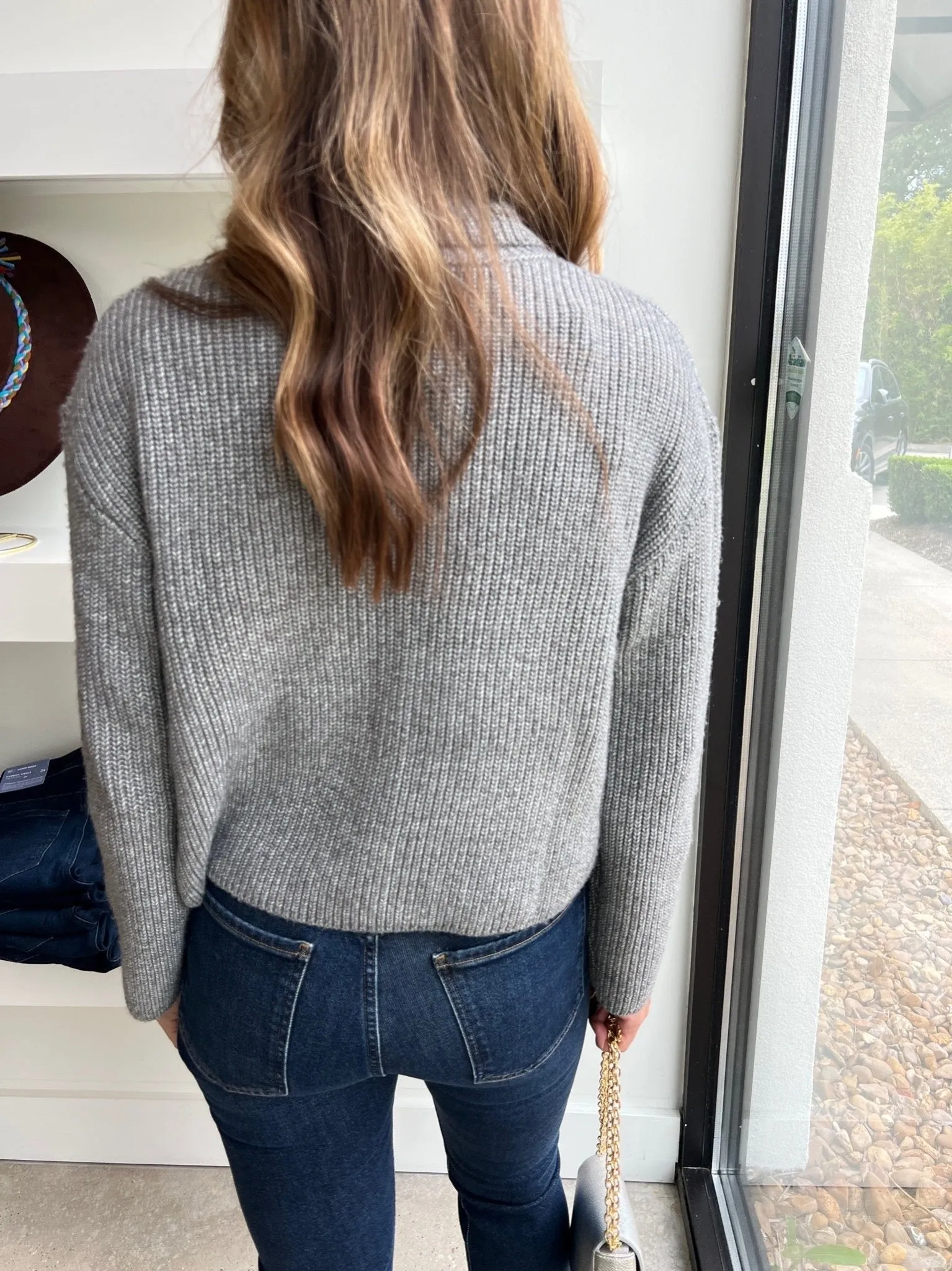 Heather Grey Astro Sweater