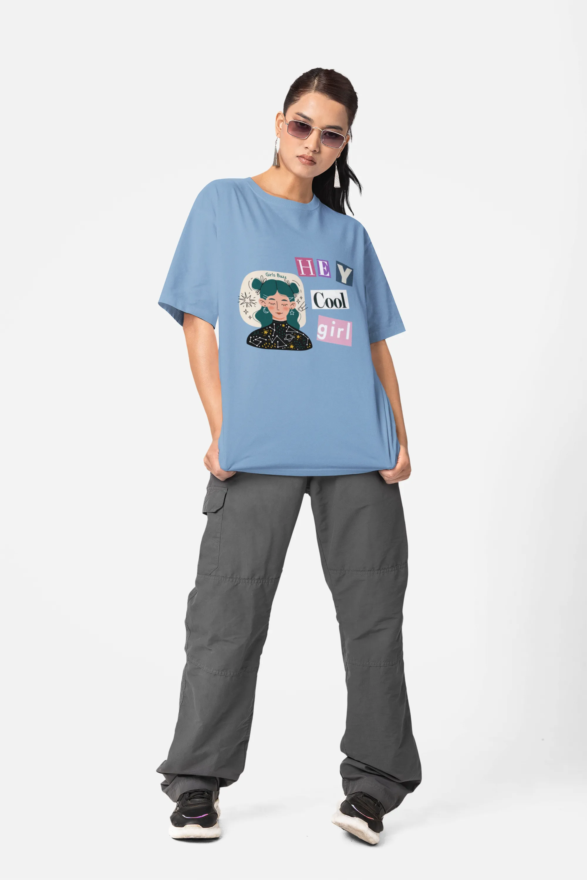 Hey Cool Girl Oversized T-shirt