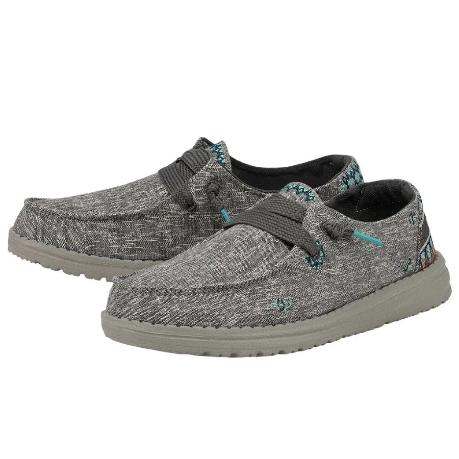 'Hey Dude' Women's Wendy Flora - Tulip Grey