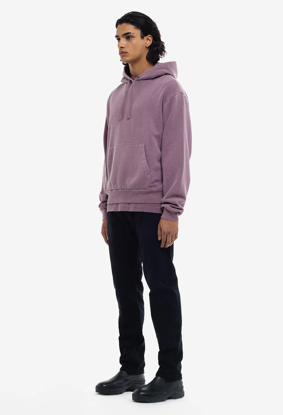 Interval Hoodie / Washed Bordeaux