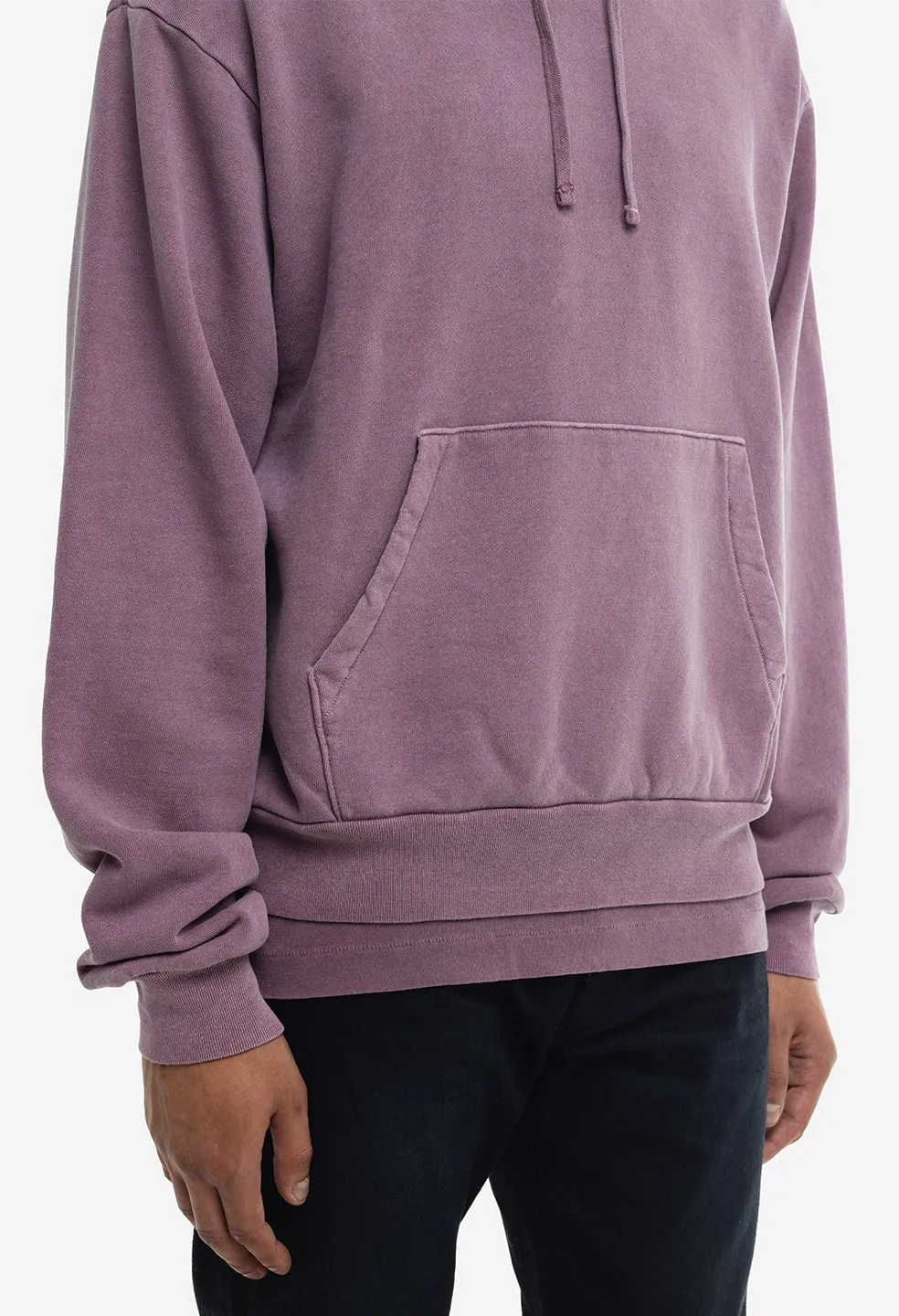 Interval Hoodie / Washed Bordeaux