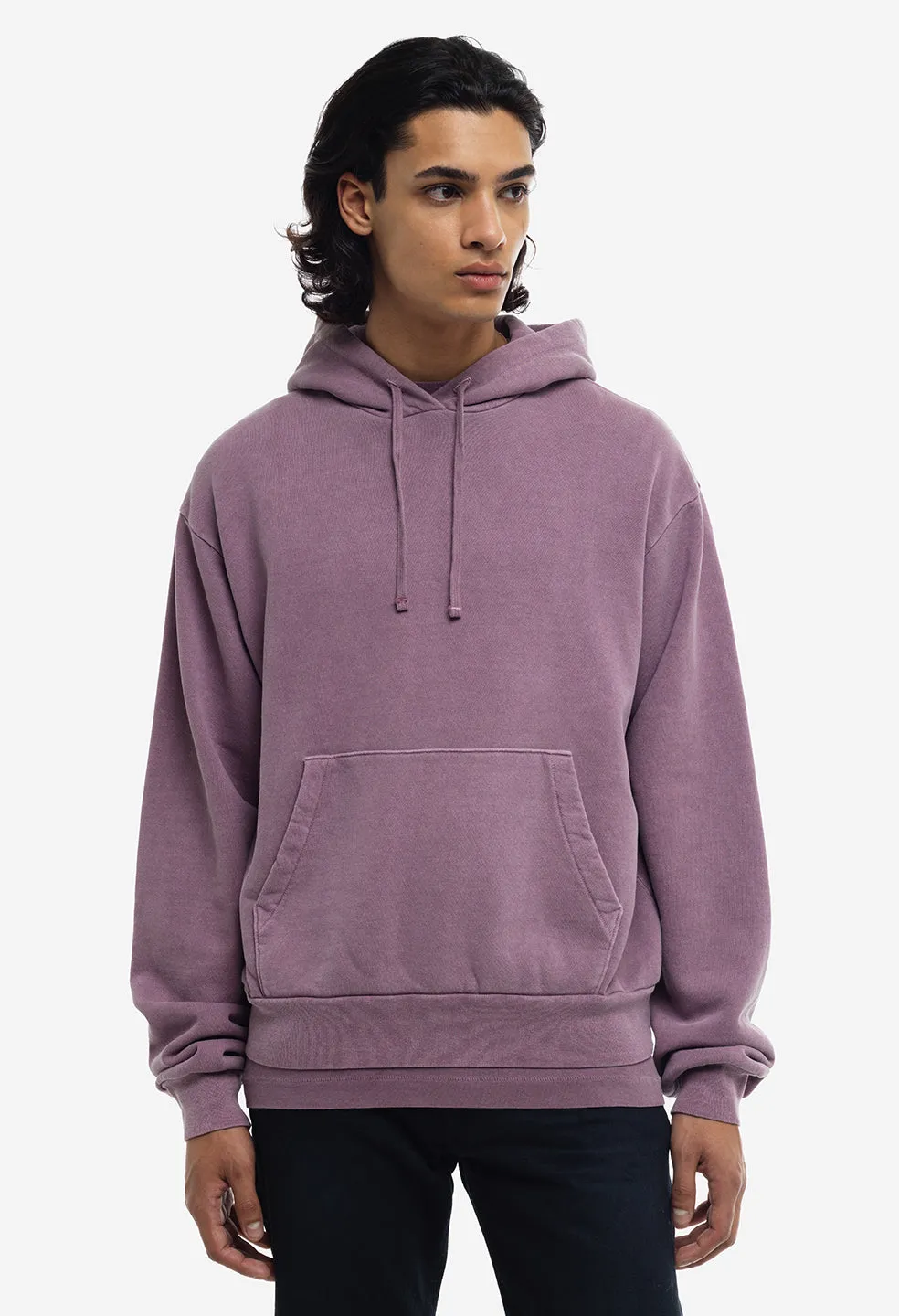 Interval Hoodie / Washed Bordeaux