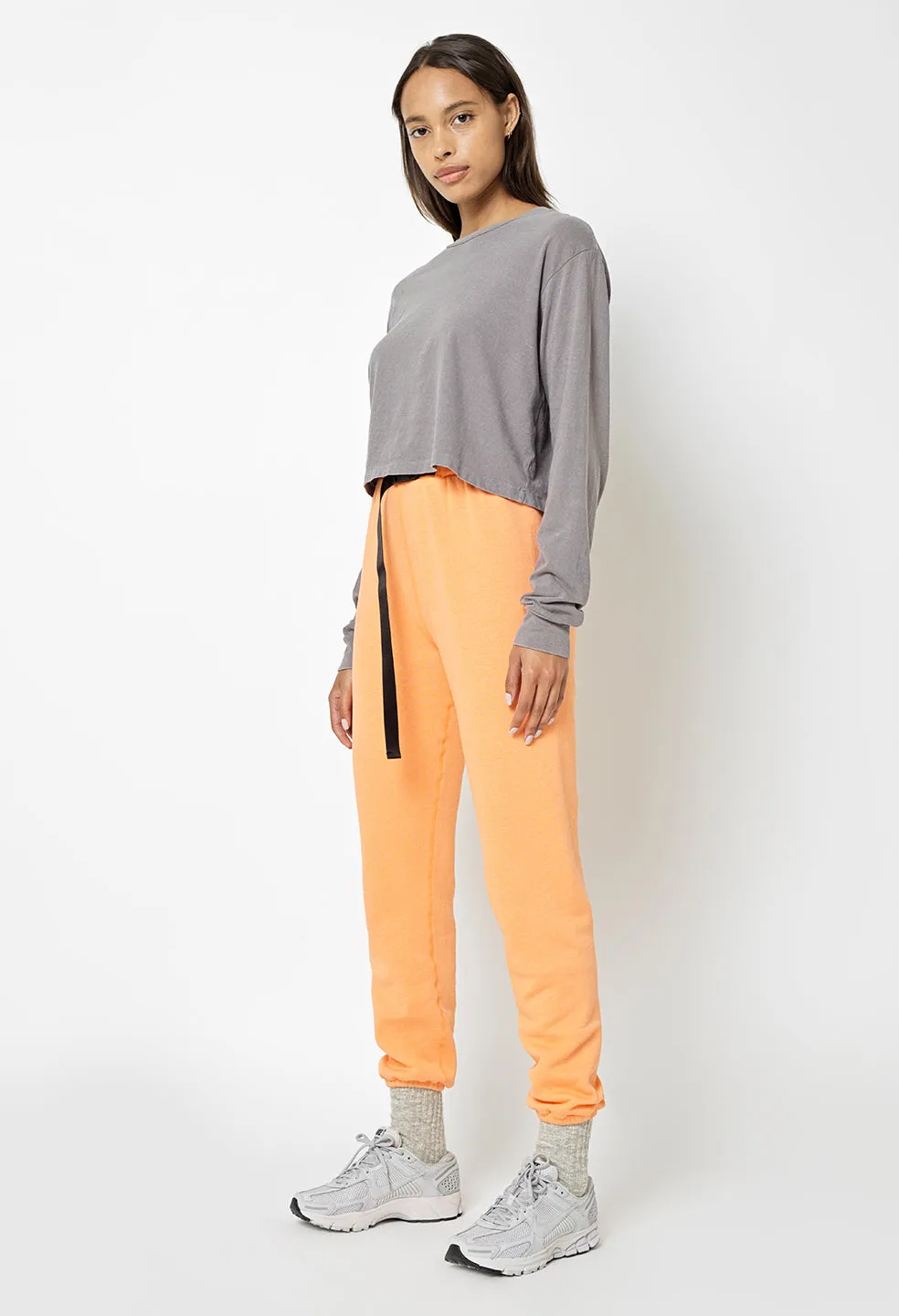 Jersey LS Cropped Tee / Oak