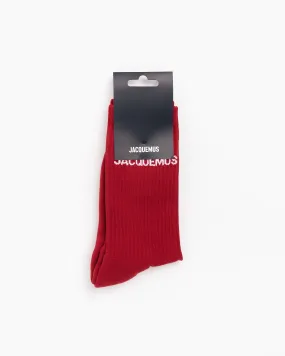 Les Chaussettes Socks in Red