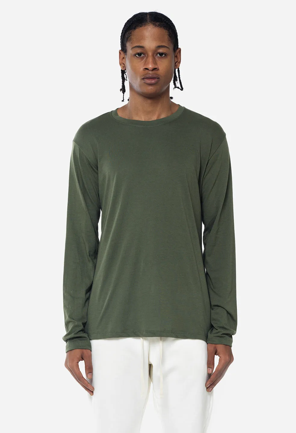 LS Classic Crew / Olive