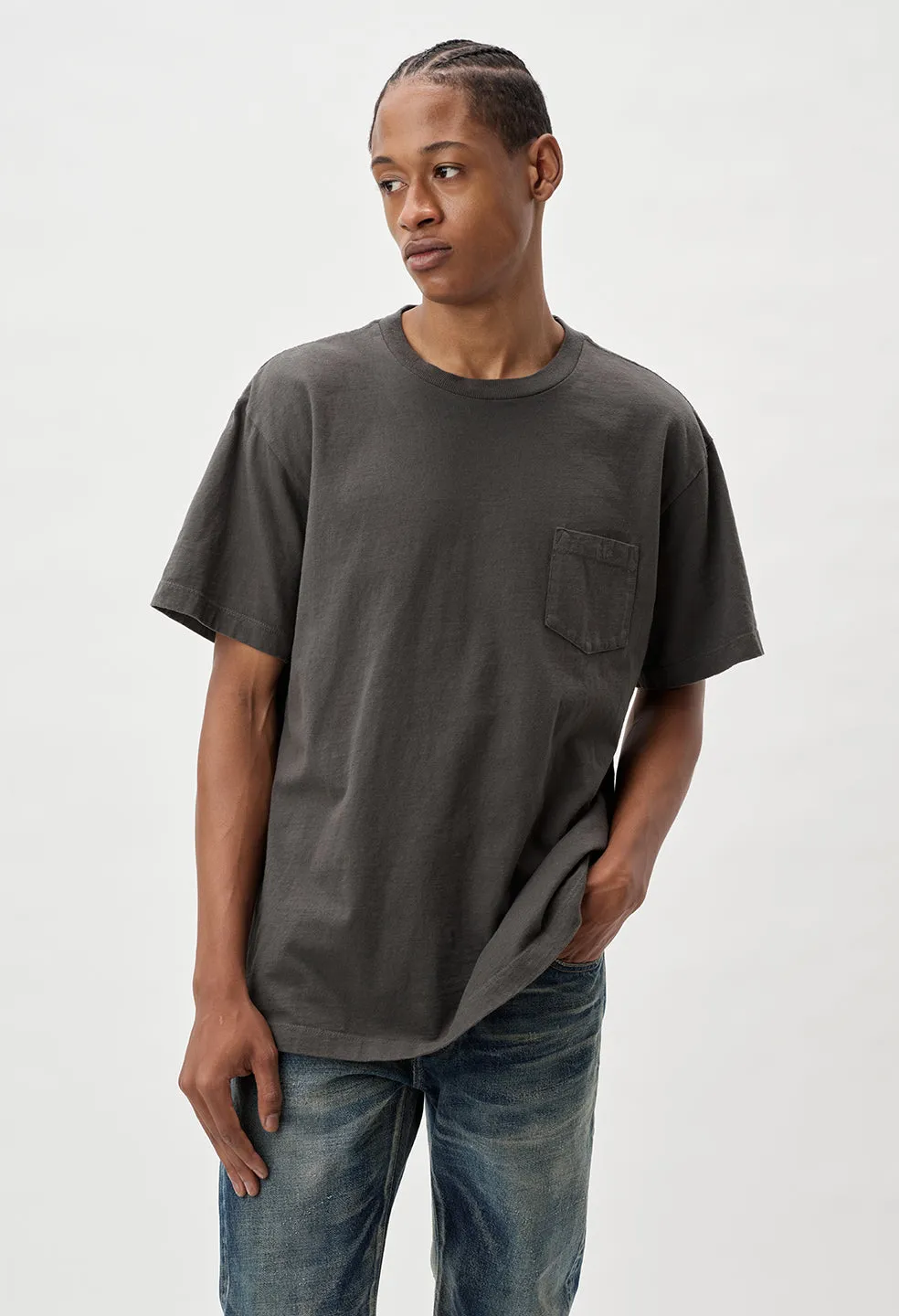 Lucky Pocket Tee / Charcoal