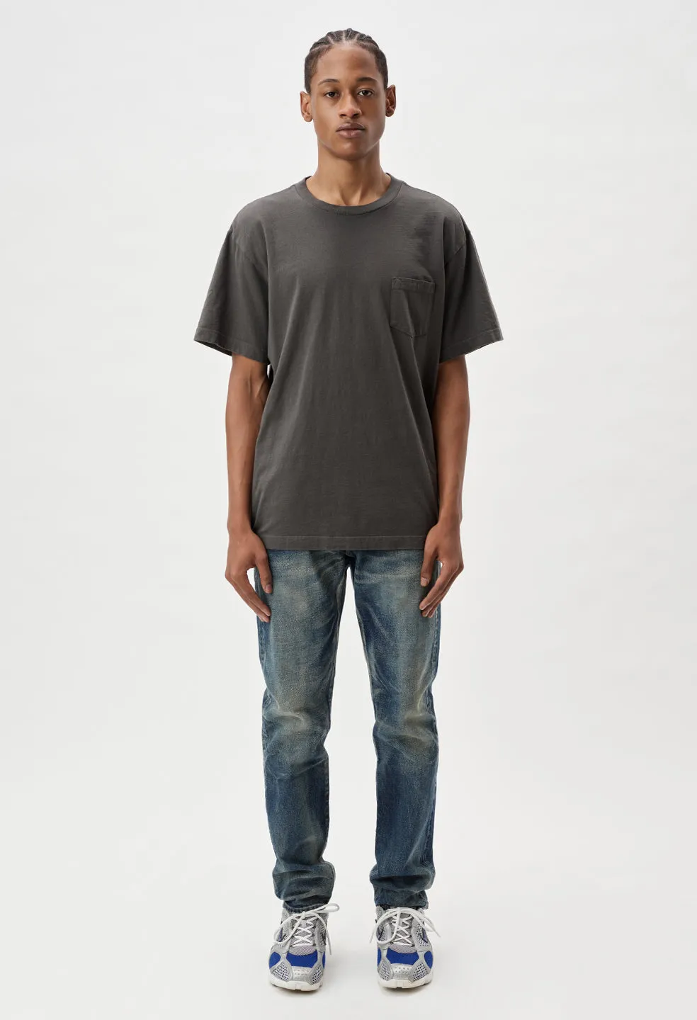 Lucky Pocket Tee / Charcoal