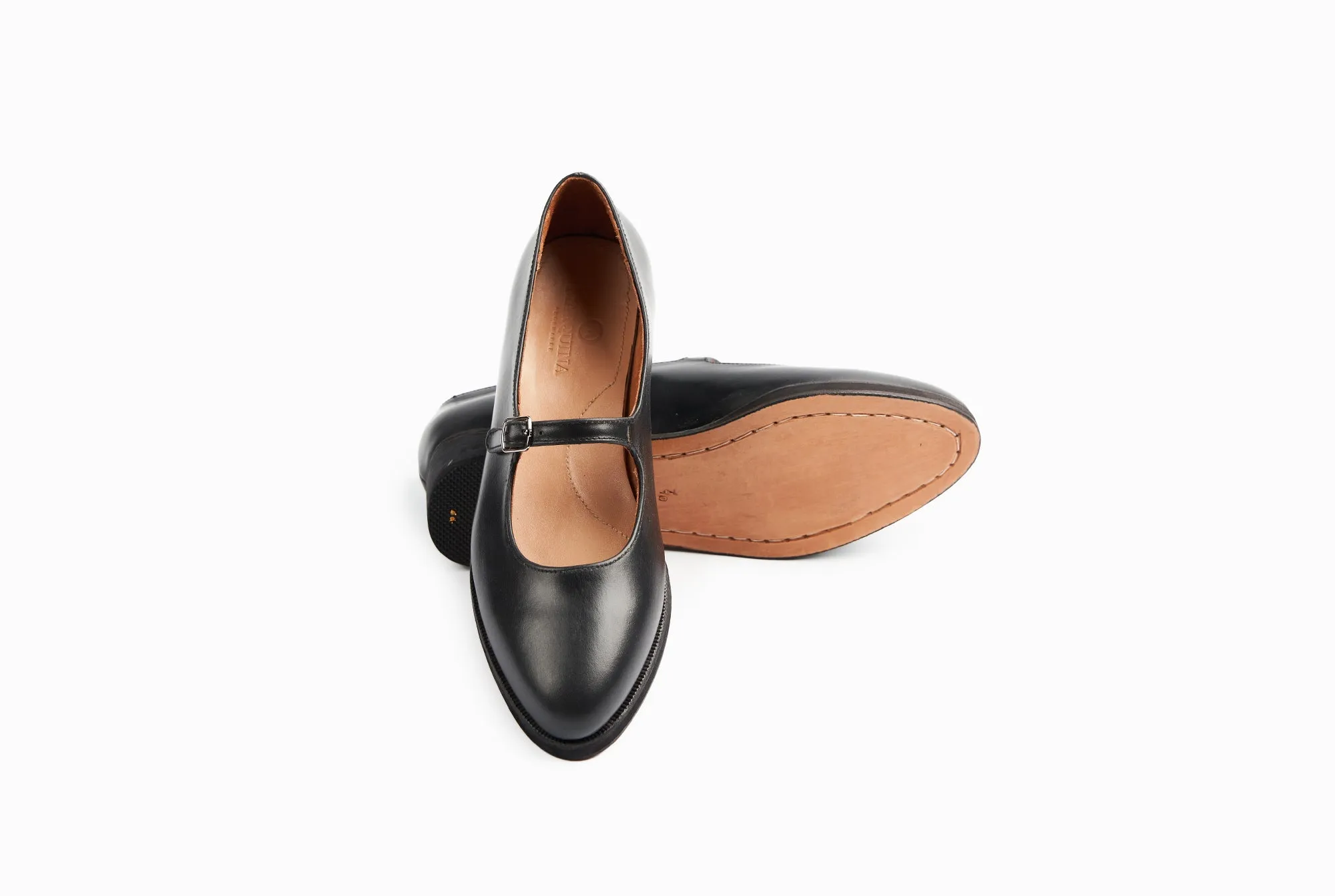 Mary Jane Flats - Black Noir